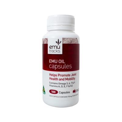 Emu Tracks Emu Oil Capsules 100c